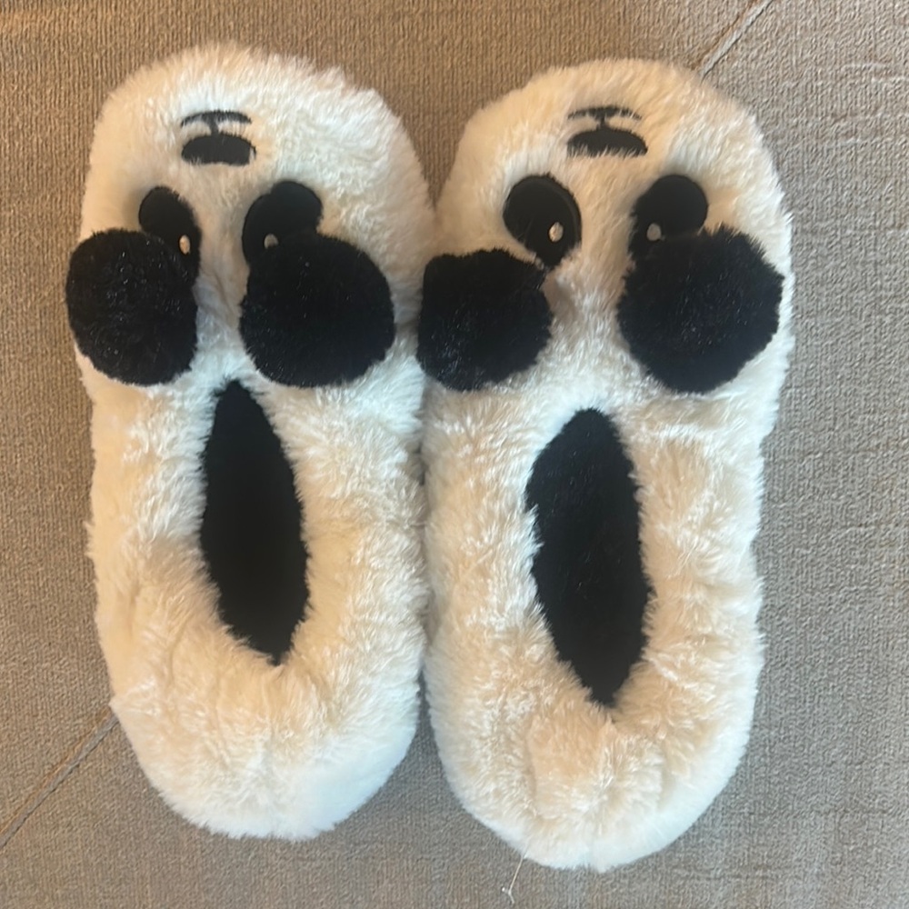 Panda Plush Slippers